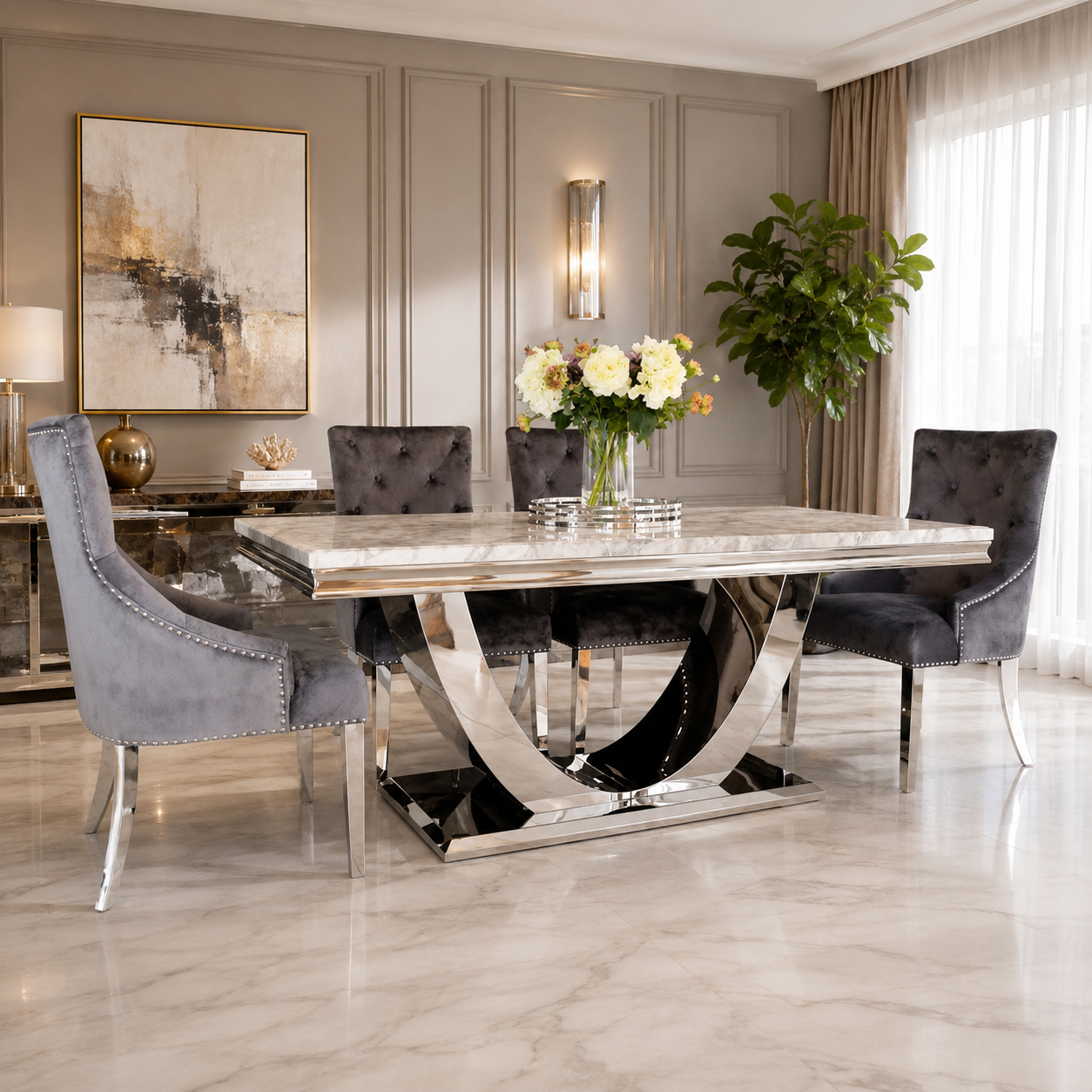 1.6 Arial with 4 Chairs