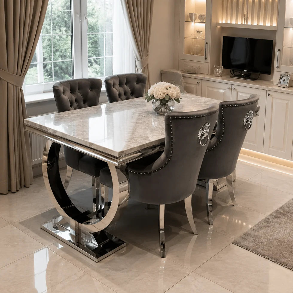 Chelsea Grey Dining Table Set