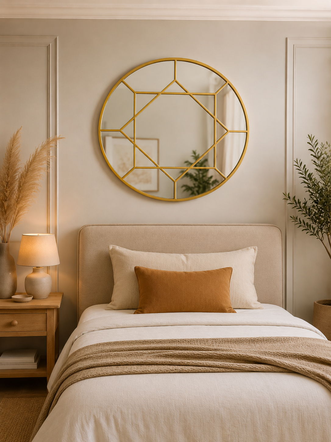 Aurora Round Mirror