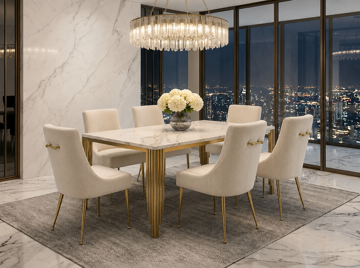 G-Mayfair Gold 1.8m Dining Table