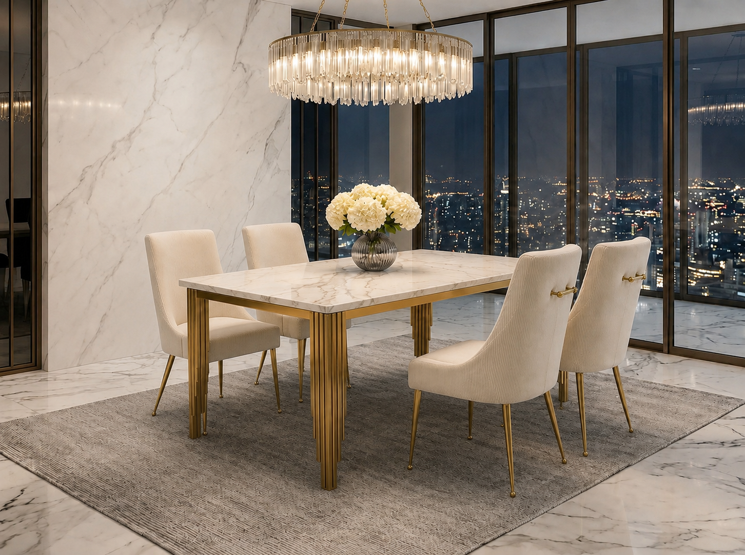 G-Mayfair Gold 1.8m Dining Table