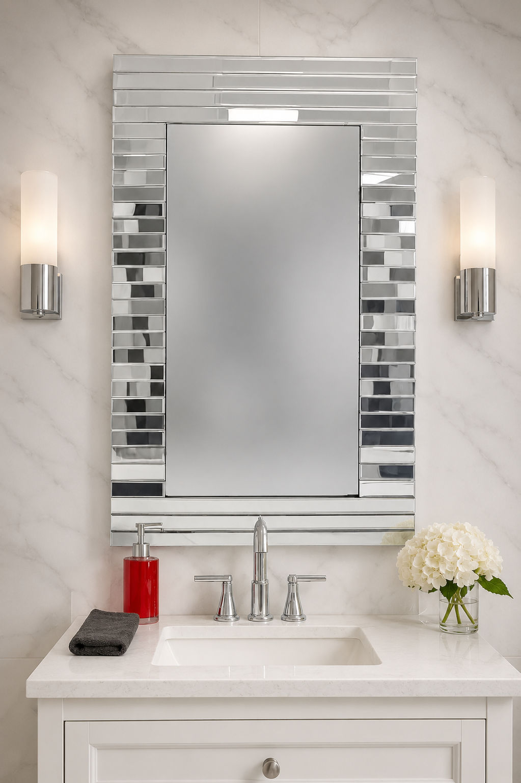 Monaco Rectangular Bathroom Mirror